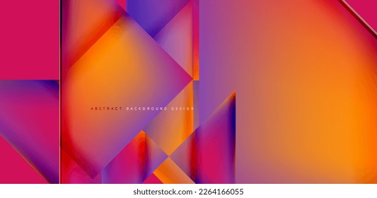 Dynamic bright lines abstract background, stripes with fluid colors, liquid gradients. Vector Illustration For Wallpaper, Banner, Background, Card, Book Illustration, landing page
