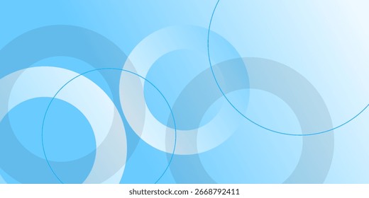 Dynamic bright turquoise gradient abstract 3D background with circle pattern and lines. Turquoise gradient colorful background. Eps10 vector