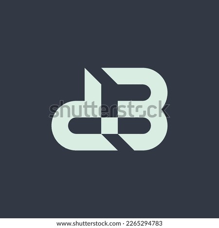 Dynamic and Brilliant D and B Logo Design