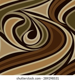 Dynamic brown abstract background.Seamless pattern. Vector.