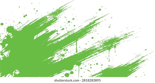 Dynamic brushwork and liquid splatter create energetic graphic elements perfect for design backgrounds or artistic overlays.