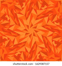 Dynamic burst pattern mosaic background design - abstract circular colorful vector graphic