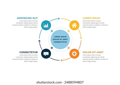 Infografía empresarial dinámica con Elementos editables Create infografías empresariales impresionantes con Elementos totalmente personalizables. Perfecto para presentar datos, tendencias e información de una forma visualmente atractiva 