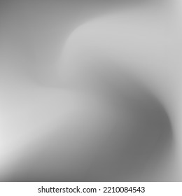 Dynamic Calm Sky Liquid Liquid Swirl Gradient Mesh. Silver Curve Soft Grey Wallpaper. Fluid Monochromatic Aluminium Dark Design Pic. Water Light Wavy Blurred Metallic Gradient Backdrop.