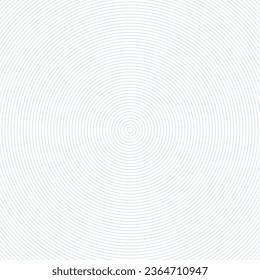 Dynamic circle rings pattern. Concentric circles minimal background design for posters or social media content. Grey on white.