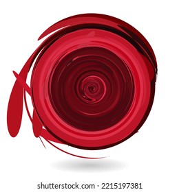 dynamic circle vector background illustration
