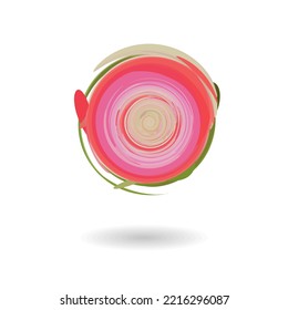 dynamic circle vector background illustration