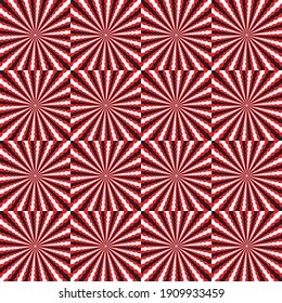 Dynamic circular pattern psychedelic Abstract background. Optical Illusion of movement. Use for cards, invitation, wallpapers, pattern fills, web pages elements and etc.