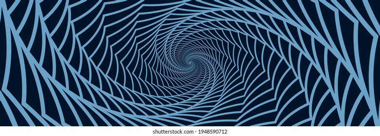 Dynamic circular pattern psychedelic Abstract background. Optical Illusion of movement. Use for cards, invitation, wallpapers, pattern fills, web pages elements and etc.