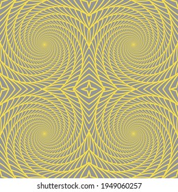 Dynamic circular pattern psychedelic Abstract background. Optical Illusion of movement. Use for cards, invitation, wallpapers, pattern fills, web pages elements and etc.