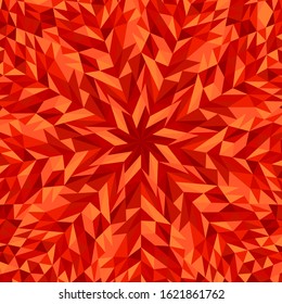 Dynamic circular tile pattern background design - abstract hypnotic psychedelic colorful polygonal vector illustration from geometrical shapes