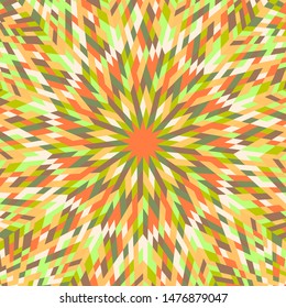 Dynamic circular tiled pattern background - hypnotic colorful vector design