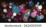 Dynamic city night vibrant bokeh neon lights abstract blur scene. Glowing stars, traffic and water reflections. Energy and luxury design. Modern celebrations, tech themes stylish wallpaper.