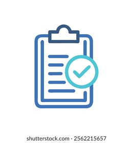 Dynamic Clipboard with Checkmark Icon Illustration