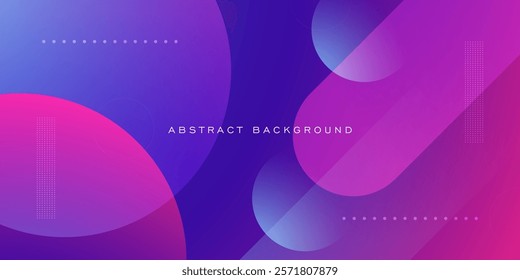 Dynamic color background with purple and blue gradient color design. Simple pattern for background. Eps10 vector