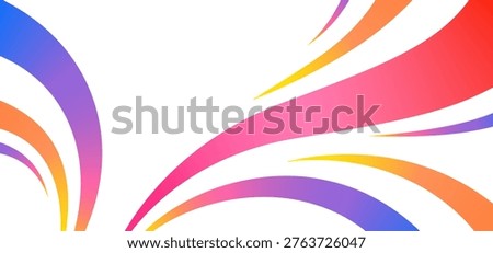 Dynamic Color Lines Splashes Pattern. Vector Background with Flowing Rainbow Lines. Curve and Wave Swirl Ribbons Bg.