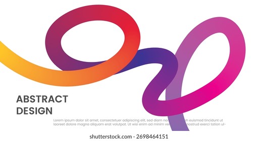 Dynamic Color Swirl – Abstract Gradient Lines with Fluid Motion Pattern