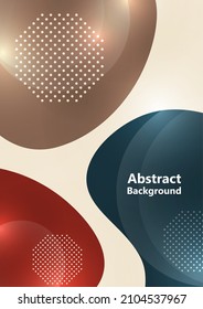 Líquido de color dinámico. Banner abstracto degradado con formas fluidas. Plantilla para logotipo, volante, diseño de presentación. Ilustración del vector