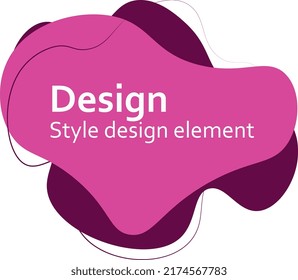 Dynamic colored shapes and lines. Abstract gradient banners with flowing liquid shapes. Template for logo design, flyer or presentation. Vector.