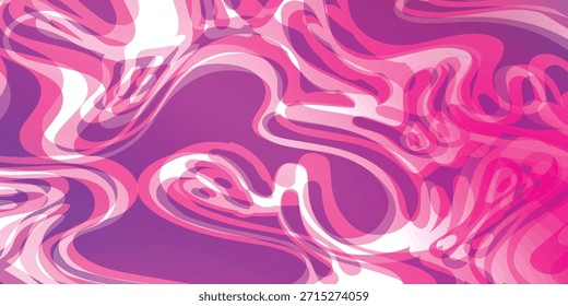 A dynamic and colorful abstract background featuring swirling patterns in various shades of pink and purple, creating a fluid and artistic visual.