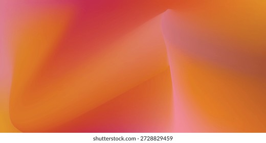 Ein dynamischer und farbenfroher abstrakter Hintergrund mit einem sanften Farbverlauf warmer Farbtöne, einschließlich Orange-, Rosa- und Rottönen, der einen flüssigen und modernen visuellen Effekt erzeugt.