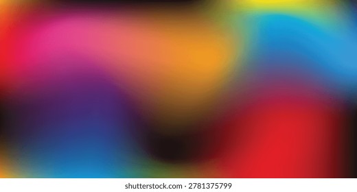A dynamic and colorful abstract background featuring a smooth blend of vibrant hues, creating a sense of energy and movement.