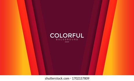 Dynamic colorful abstract background isolated on dark purple background. Eps10
