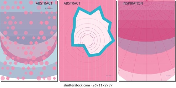 Dynamic Colorful Abstract Vector Poster and Flyer Background Layout Design for Creative Marketing Campaign Materials