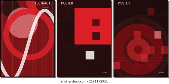 Dynamic Colorful Abstract Vector Poster and Flyer Background Layout Design for Creative Marketing Campaign Materials