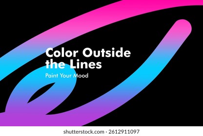 Dynamic and colorful abstract waves. Ideal for creative projects, artistic prints, and adding a modern touch to any visual
