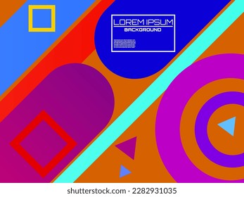 Dynamic colorful background with bright gradients. Cover design. Magazine, poster, book, presentation, advertising. Template with futuristic design. Creative illustration for your design
