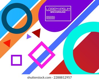 Dynamic colorful background with bright gradients. Cover design. Magazine, poster, book, presentation, advertising. Template with futuristic design. Creative illustration for your design
