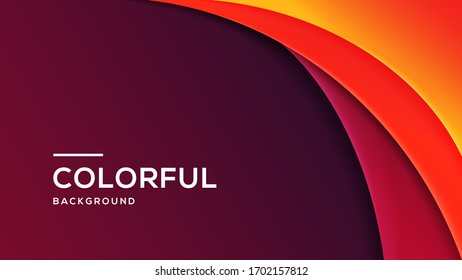 Dynamic colorful background with overlap layer background. Eps10