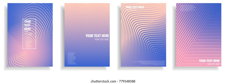 dynamic colorful cover design with halftone gradient. trendy geometric patterns