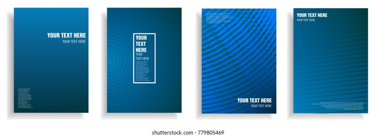 dynamic colorful cover design with halftone gradient