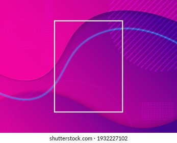 Dynamic colorful geometric background. Abstract vector illustration