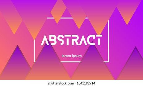 Dynamic colorful geometric textured background design. Vector illustration EPS10