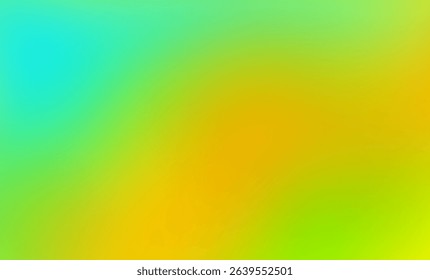 Dynamic colorful gradient background smooth transition of blue, yellow and green colors, for websites, presentations, mobile apps or creative projects. Blurry abstract wallpaper