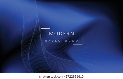 Vector de fondo de malla de color azul degradado colorido dinámico