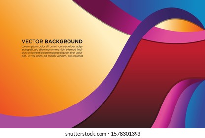Dynamic colorful gradient textured style background design. Modern abstract vector background