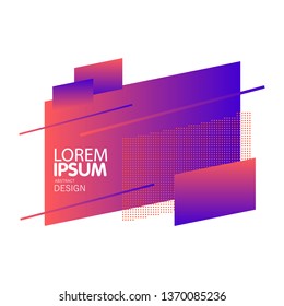 Dynamic colorful gradients. Abstract liquid shape. Fluid design. Template for the design of a logo, flyer or presentation. Dynamical colored forms and line. Vetor illustration EPS10.