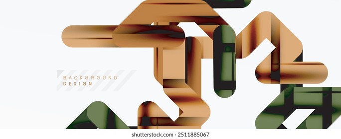 Dynamic colorful lines minimal abstract background