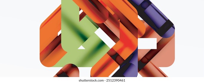 Dynamische bunte Linien minimalen abstrakten Hintergrund