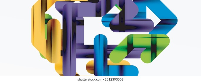 Líneas coloridas dinámicas de fondo abstracto mínimo