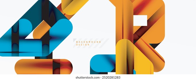 Linhas coloridas dinâmicas fundo abstrato mínimo