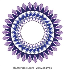 Dynamic and Colorful Mandala Design