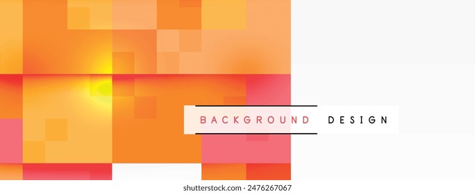 Dynamic colorful squares background. Vector Illustration For Wallpaper, Banner, Background, Card, Book Illustration, landing page