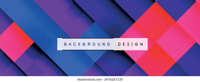 Dynamic colorful squares background. Vector Illustration For Wallpaper, Banner, Background, Card, Book Illustration, landing page