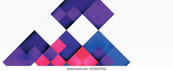 Dynamic colorful squares background. Vector Illustration For Wallpaper, Banner, Background, Card, Book Illustration, landing page