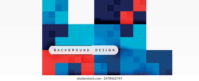 Dynamic colorful squares background. Vector Illustration For Wallpaper, Banner, Background, Card, Book Illustration, landing page